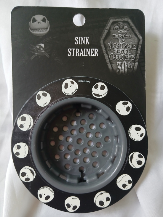 Disney Other - Disney Jack Skellington Black and White Sink Strainer